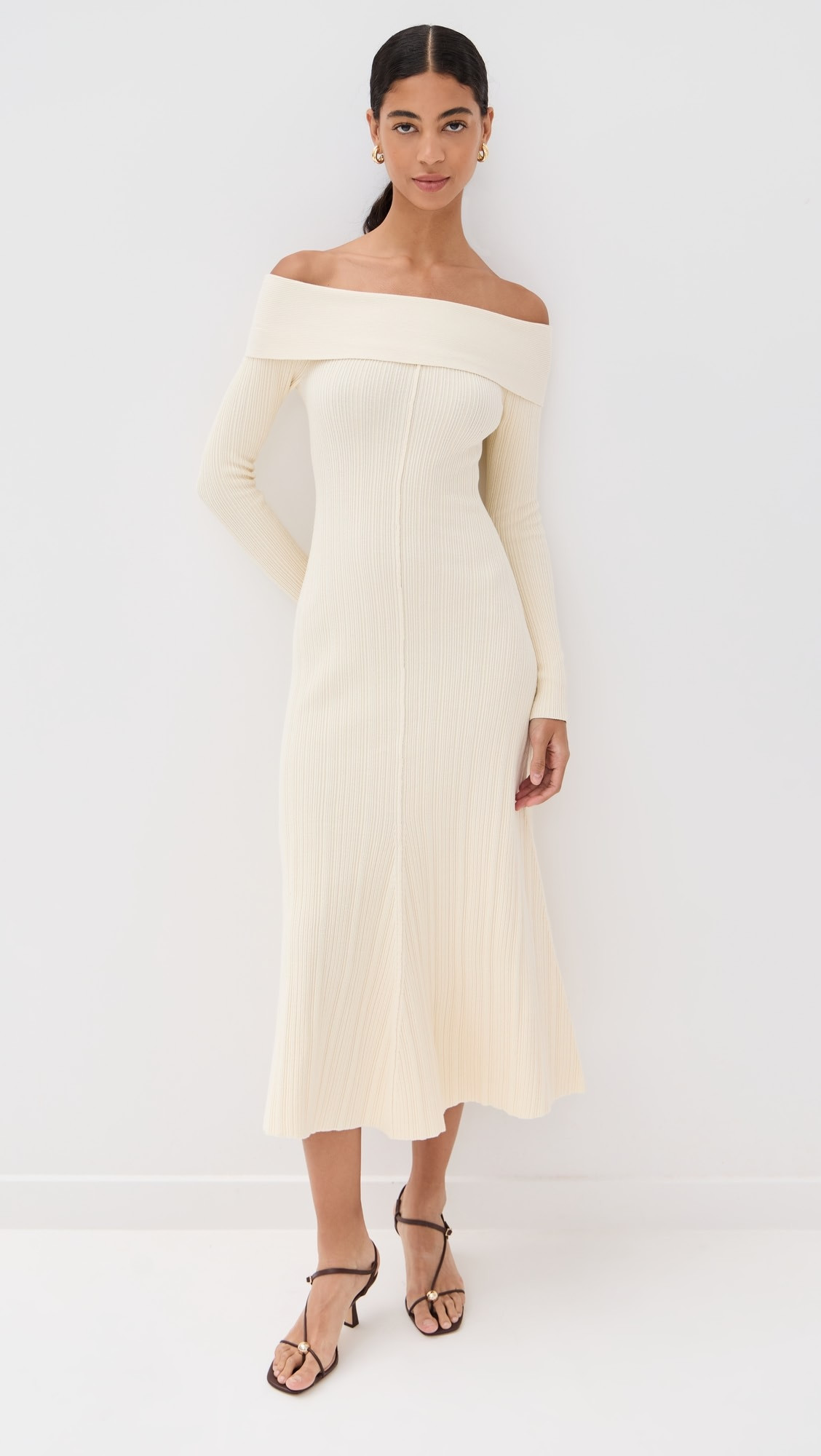 Off Shoulder Midi Dress | Shopbop