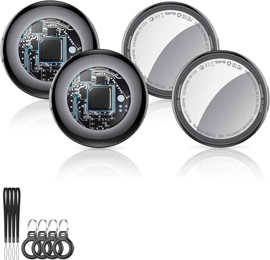 2025 New [Apple MFi Certified] (iOS Only) Air Tracker Tags-4 Pack, Bluetooth Tracker for Apple Fi... | Amazon (US)