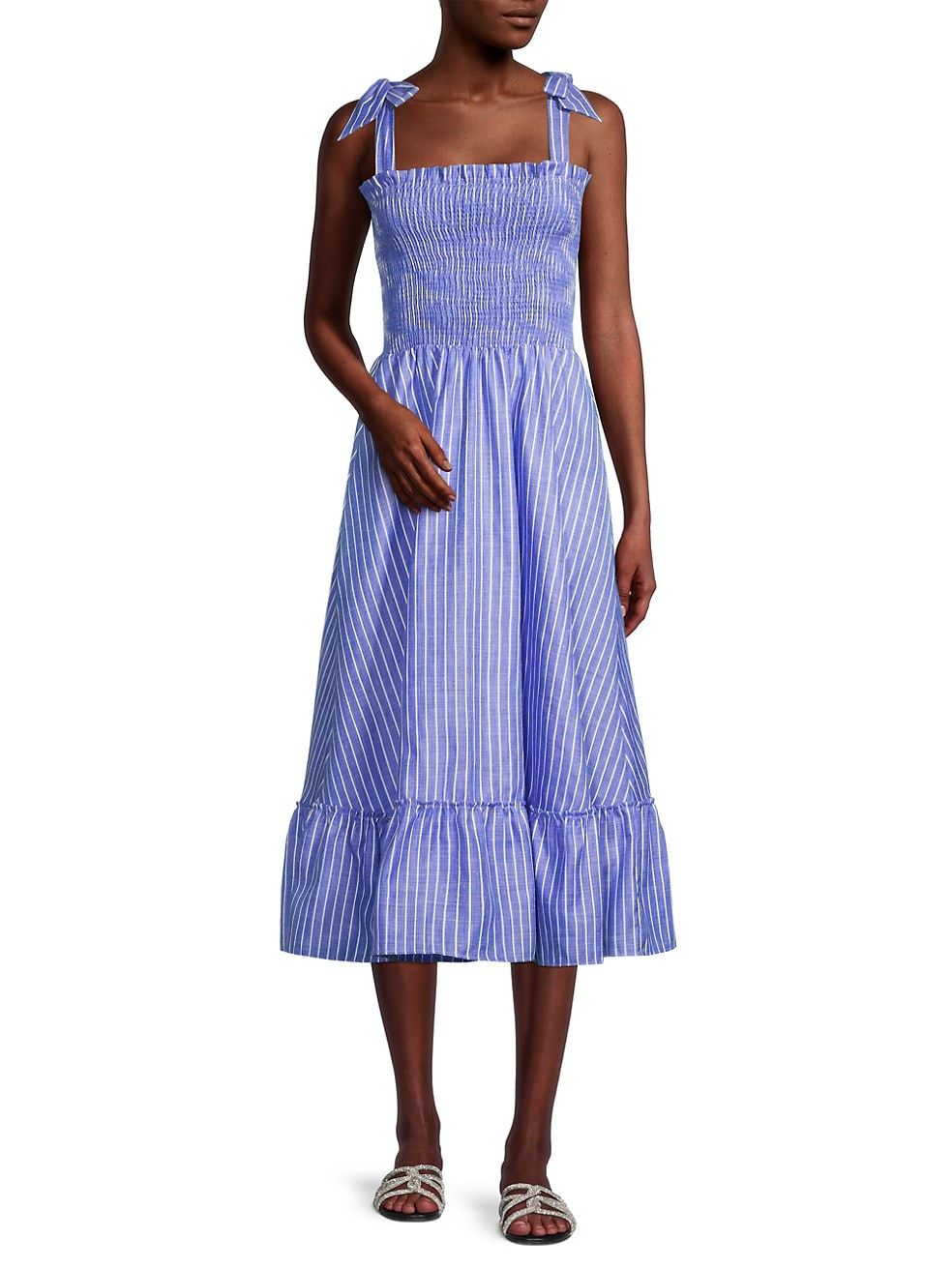 Eddie Smocked Stripe Dress | Saks Fifth Avenue