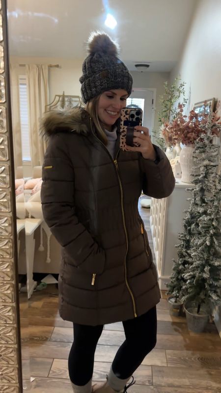 Warm winter outfit! All from Amazon. Love this cozy puffer coat, fleece lined beanie , tunic sweater and hiking boots! 

Outerwear. Winter coats. Winter coat. Jacket. Amazon fashion finds. Amazon puffer jacket. Holiday looks. Mom fashion. Casual style. 

Linked below. Tap on the item to shop. 

#LTKunder100 #LTKSeasonal #LTKHoliday