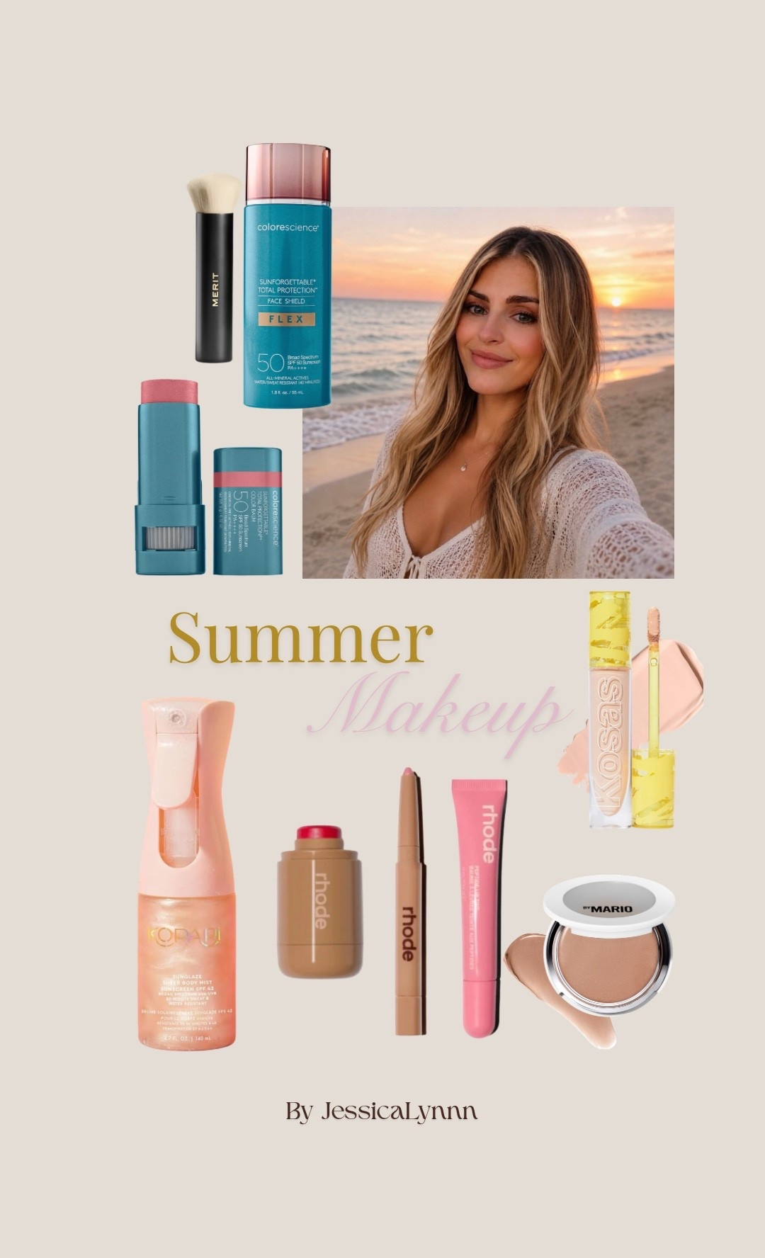 Summer makeup / sunscreen makeup / blush / bronzer / Sephora