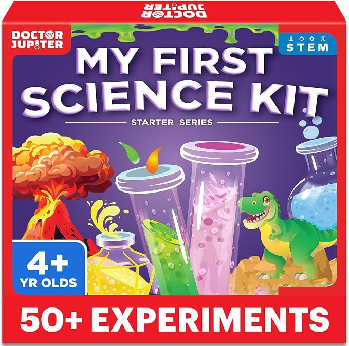 Doctor Jupiter My First Science Kit for Kids Ages 4-5-6-7-8 | Birthday Gift Ideas for 4+ Year Old... | Amazon (US)