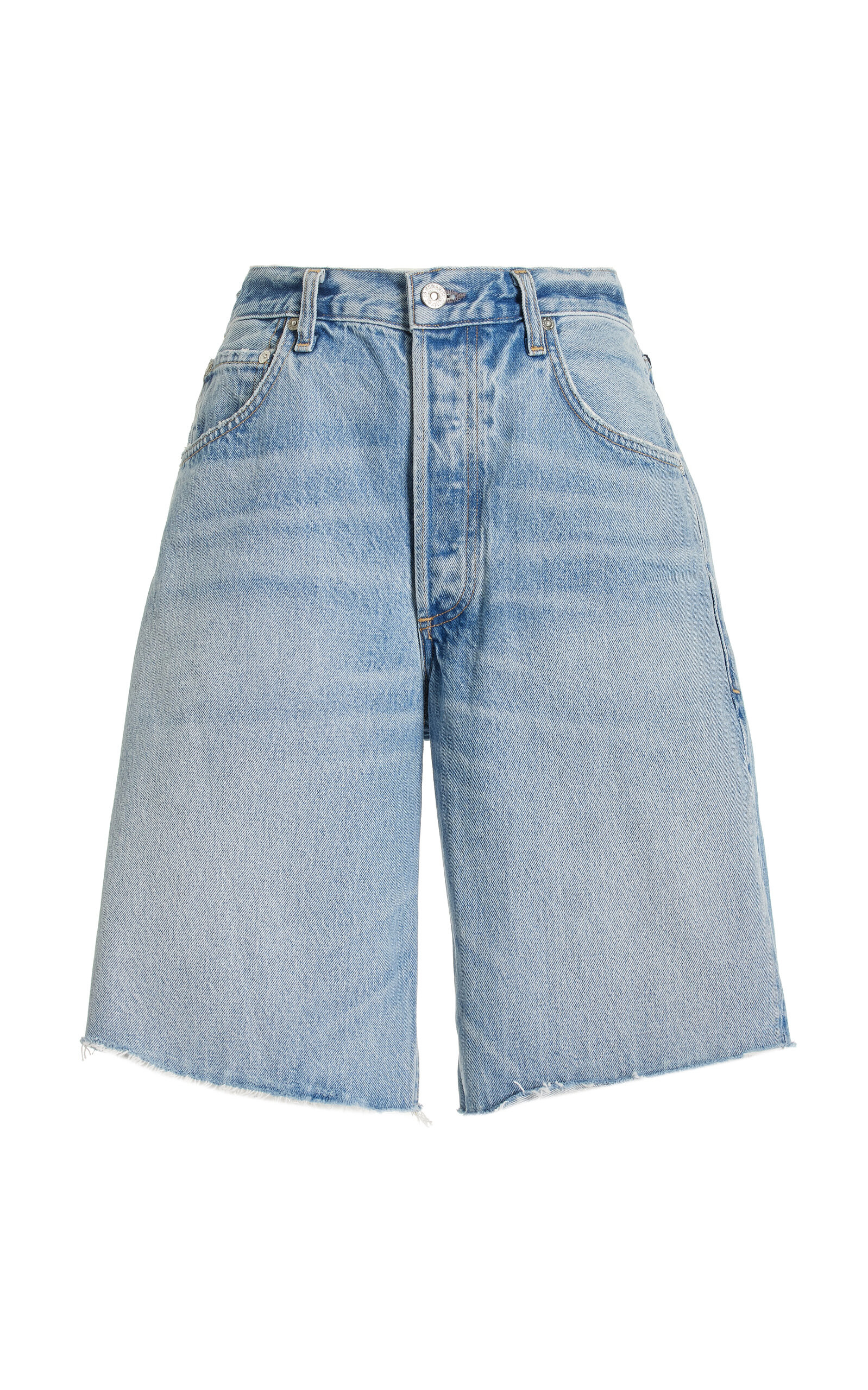 Ayla Denim Knee-Length Shorts | Moda Operandi (Global)