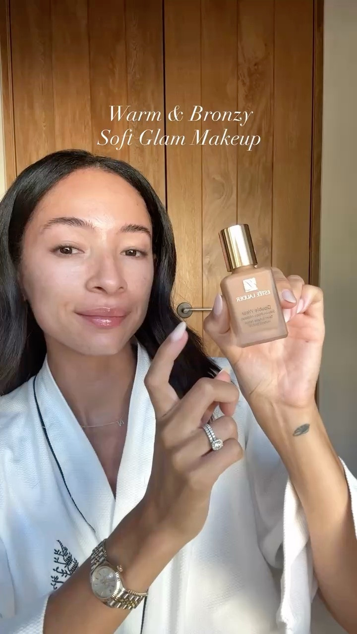 Warm & bronzy soft glam makeup 💄 Shades listed below 👇🏽 

Foundation - 4N1
Cream bronzer - Medium Dark
Concealer -  34S 
Setting powder - Honey 
Powder Bronzer - Medium
Blush - She Goes To The Gym
Brow pencil - Dark brown 
Eyeshadow - Toasted mini palette (spice in crease, outer corner and as lower eyeliner, blaze on eyelid & firelight in the inner corner) 
Eyeliner (similar)- Fig Smoulder
Highlighter - 001 Universal
Lip liner # 1 - Endless Cacao
Lip liner #2 - Iconic Nude
Lip liner #3 (similar) - Million Dollar Berry
Lip stick - Pillow talk 
Lip gloss - Rosy Outlook

Summer makeup 
makeup tutorial 
Beauty 
Tarte
Sephora faves 

#LTKBeauty #LTKFindsUnder100