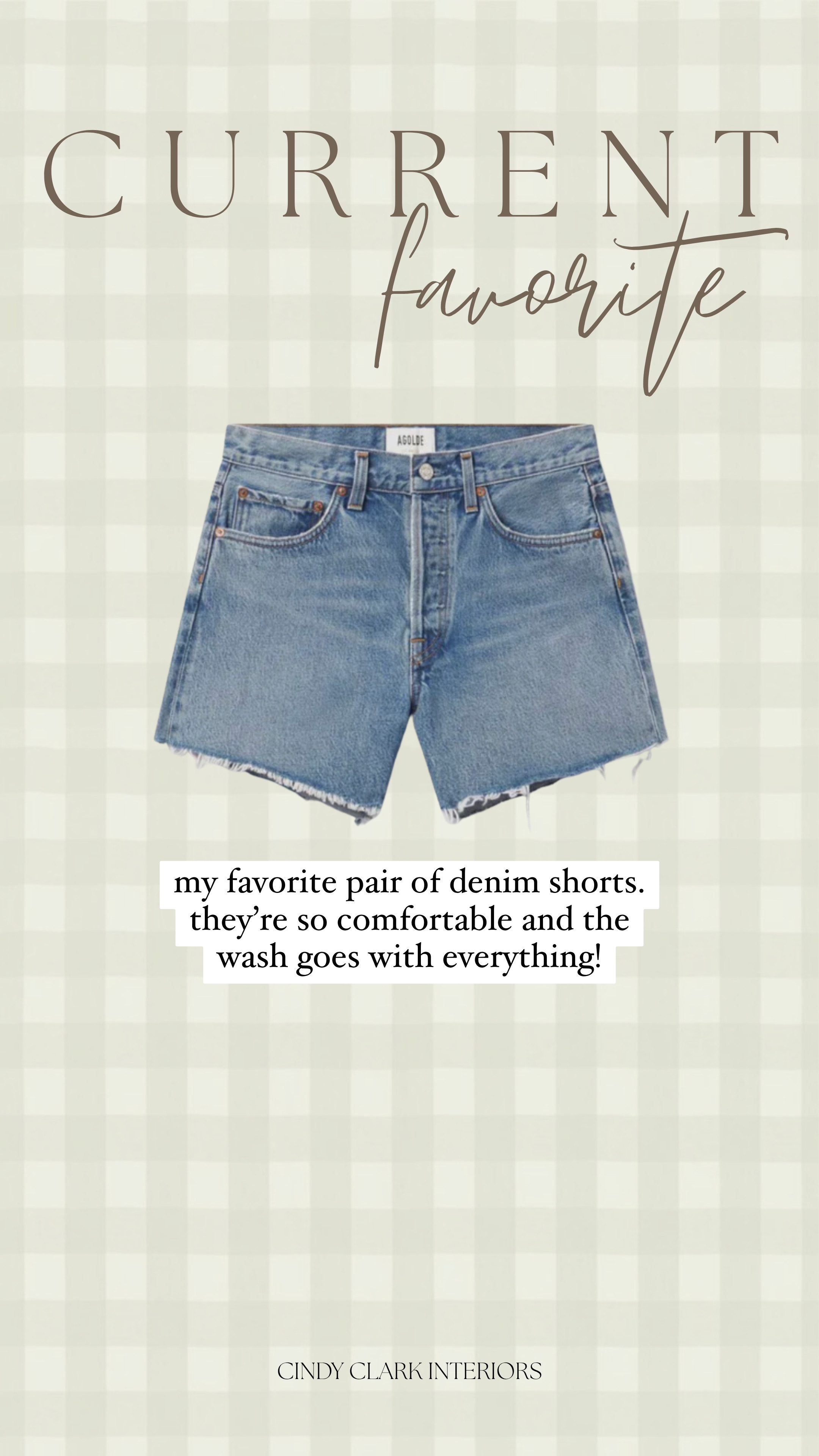 My go-to denim shorts for summer, they're the perfect wash and are so effortless!

summer outfits, denim shorts, long shorts, mom shorts, summer staples 

 #LTKootd #LTKmomlife