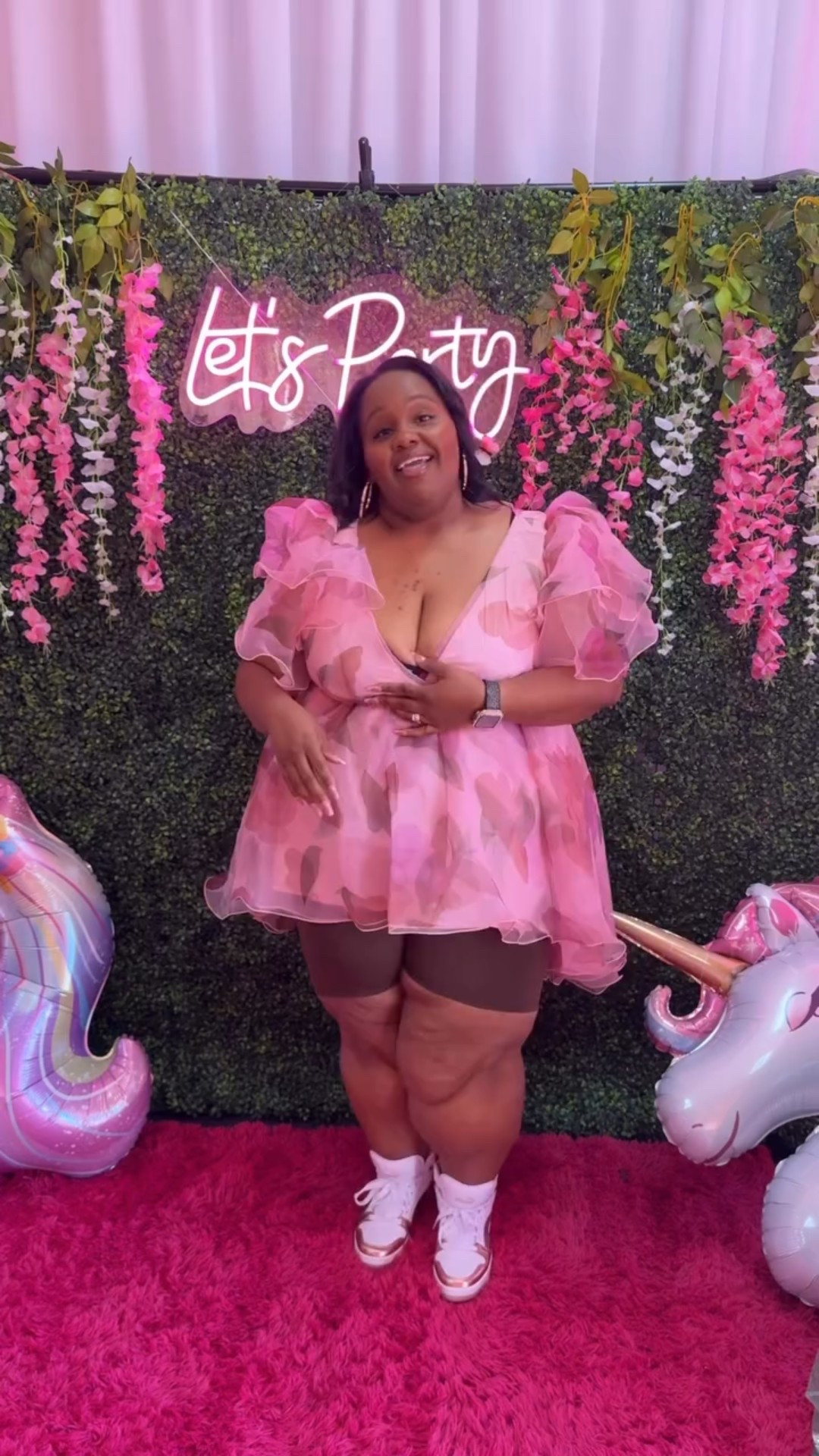 Sarai’s Sparkle & Slay Soirée called for main character energy — and this @xpluswearofficial dress delivered 💖👑

I paired it with biker shorts from @fashionnovacurve and my rose gold and white @puma high tops for a comfy, confident look that let me twirl and chase kids all day 🥹🎈

Use code LEAXPLUS15 for 15% off your own dreamy fit ✨

#howistylexpluswear #mccastlemagic #curvyconfidence #xpluswear #paidpartnership #curvystyle #lasvegascontentcreator #plussizestyle #plussizefashion

#LTKPlusSize #LTKShoeCrush #LTKFindsUnder100