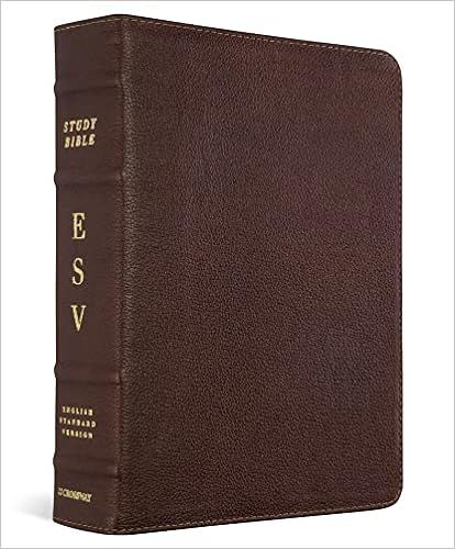 ESV Study Bible (Cowhide, Deep Brown)     Leather Bound – August 11, 2010 | Amazon (US)