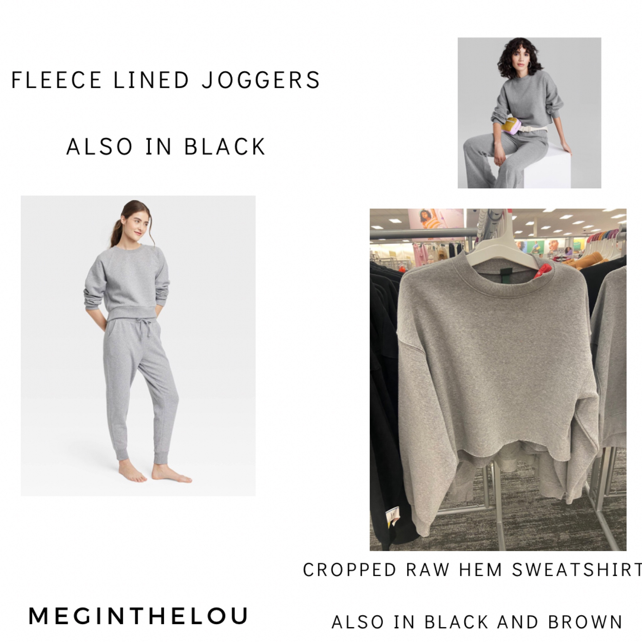 Lounge Set

#target #loungewear #fleecejoggers #fleecesweatshirt #pajamas #under20 #budgetfriendly #budgetfinds #croppedsweatshirt #athleisure


#LTKfindsunder50 #LTKSeasonal #LTKfitness