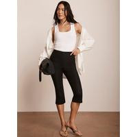 Mint Velvet Capri Trousers - Black | Very (UK)