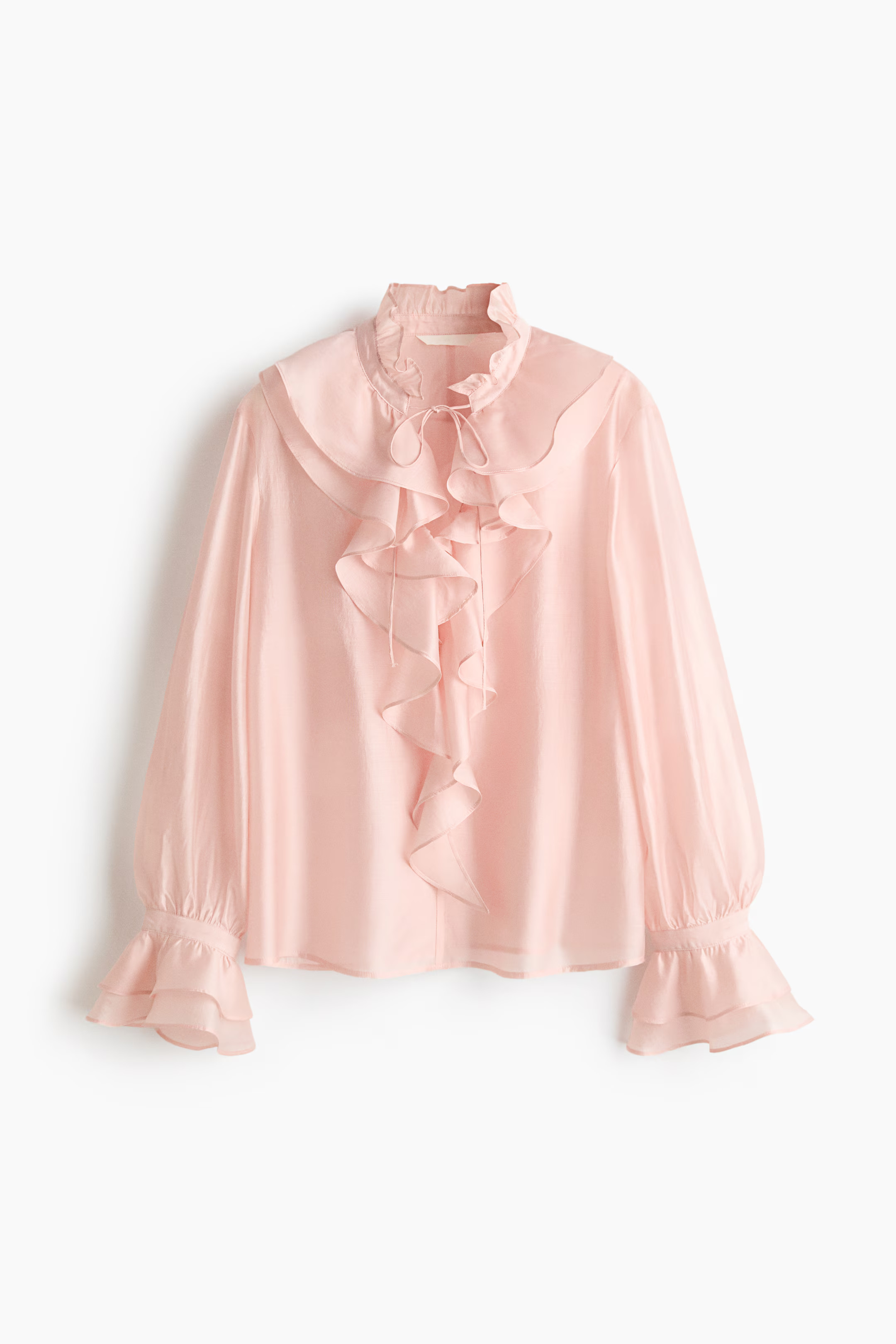 Flounced blouse | H&M (UK, MY, IN, SG, PH, TW, HK)