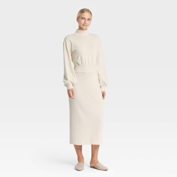 Women's Bishop Long Sleeve Dress - Who What Wear™ | Target