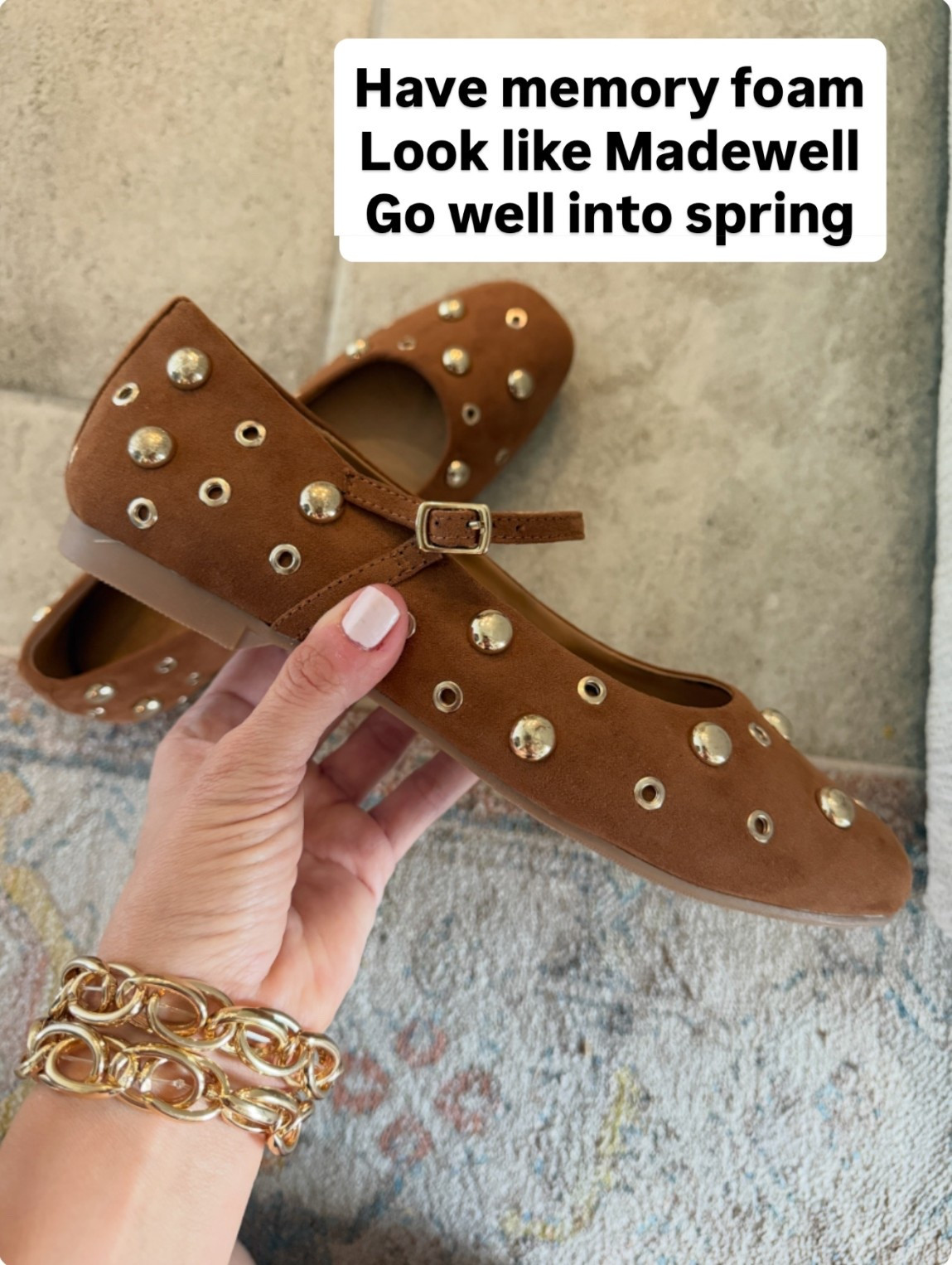 These flats from Walmart look so
High end! Giving madewell and go so well into spring true sizing and memory foam #flats #mules #flats #shoes 

#LTKSaleAlert #LTKootd #LTKgrwm