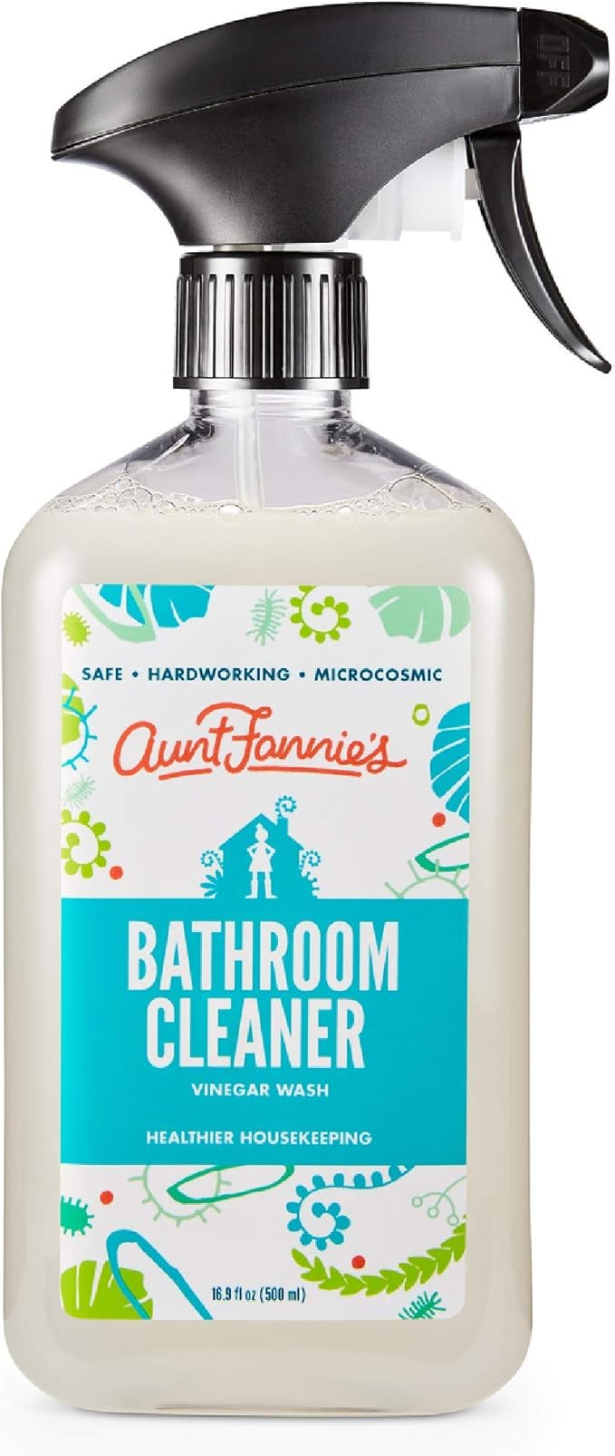 Aunt Fannie's Bathroom Cleaner Spray - All-Purpose Tub, Tile, Sink and Fixtures Vinegar Wash (Sin... | Amazon (US)