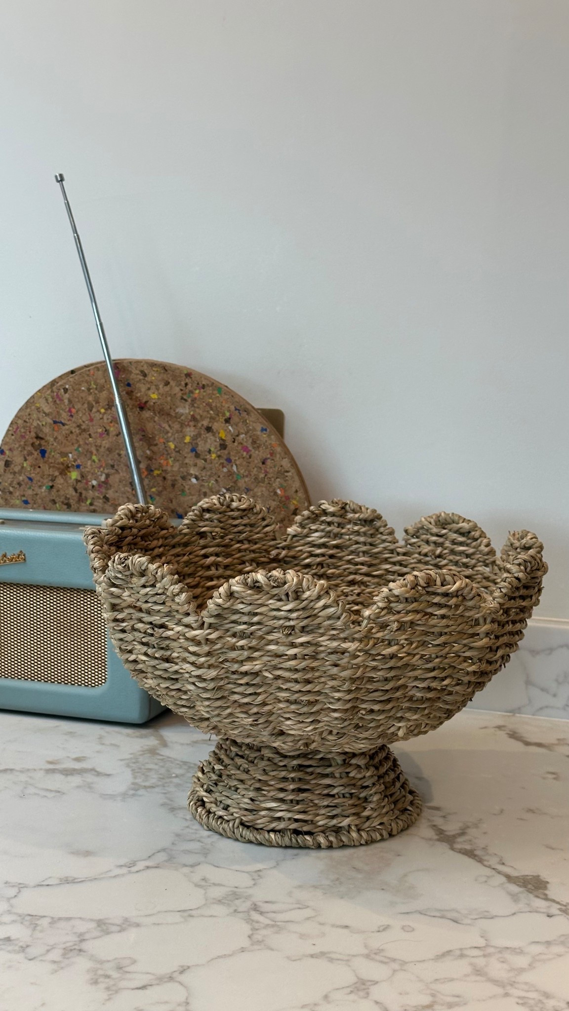 My gorgeous new seagrass fruit bowl addition to the kitchen 

#LTKhome #LTKuk