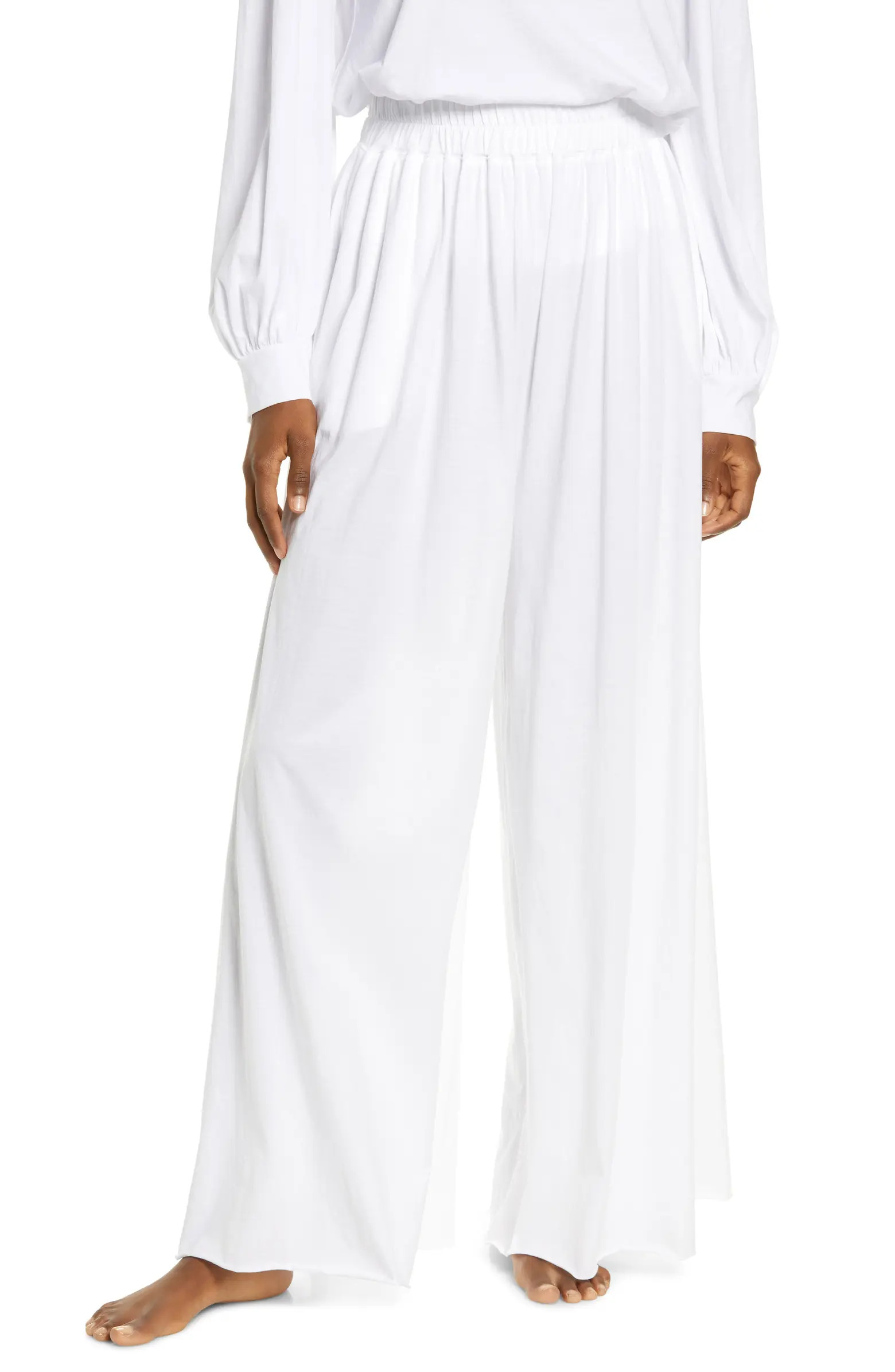 Organic Pima Wide Leg Lounge Pants | Nordstrom
