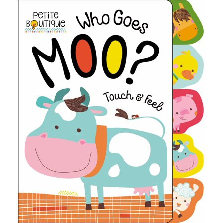 Petite Boutique Who Goes Moo? (Board Book) | Walmart (US)