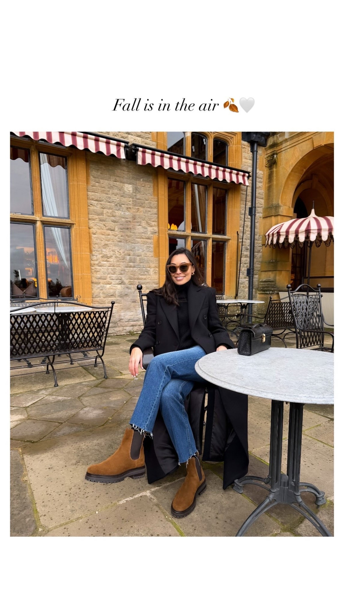 Fall is in the air 🍂🤍 Toteme jeans, Margaux boots, fall outfit.

#LTKSeasonal #LTKTravel #LTKootd