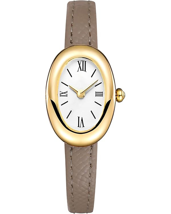 MASTOP Bracelet Watch for Women - Elegant 24mm Oval Dial Bangle Watch - Gold Jewelry Style Quartz... | Amazon (US)
