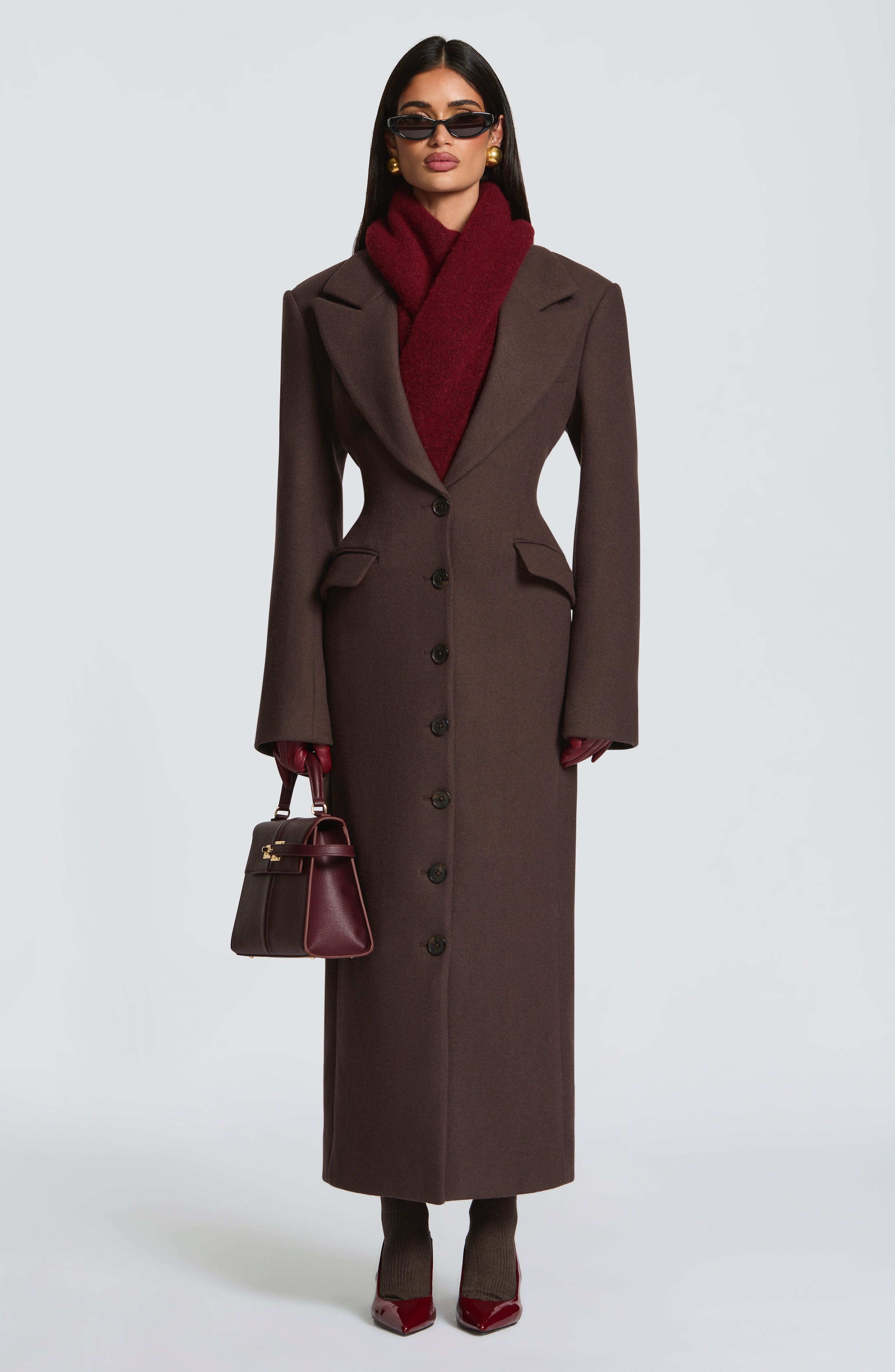 Ursula Coat - Plum Brown | Babyboo (global)