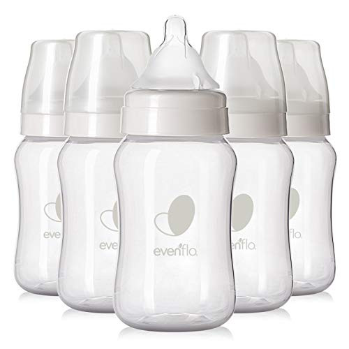 Evenflo Feeding Premium Proflo Venting Balance Plus Wide Neck Baby, Newborn and Infant Bottles - Helps Reduce Colic - 9 Ounce (Pack of 6) | Amazon (US)