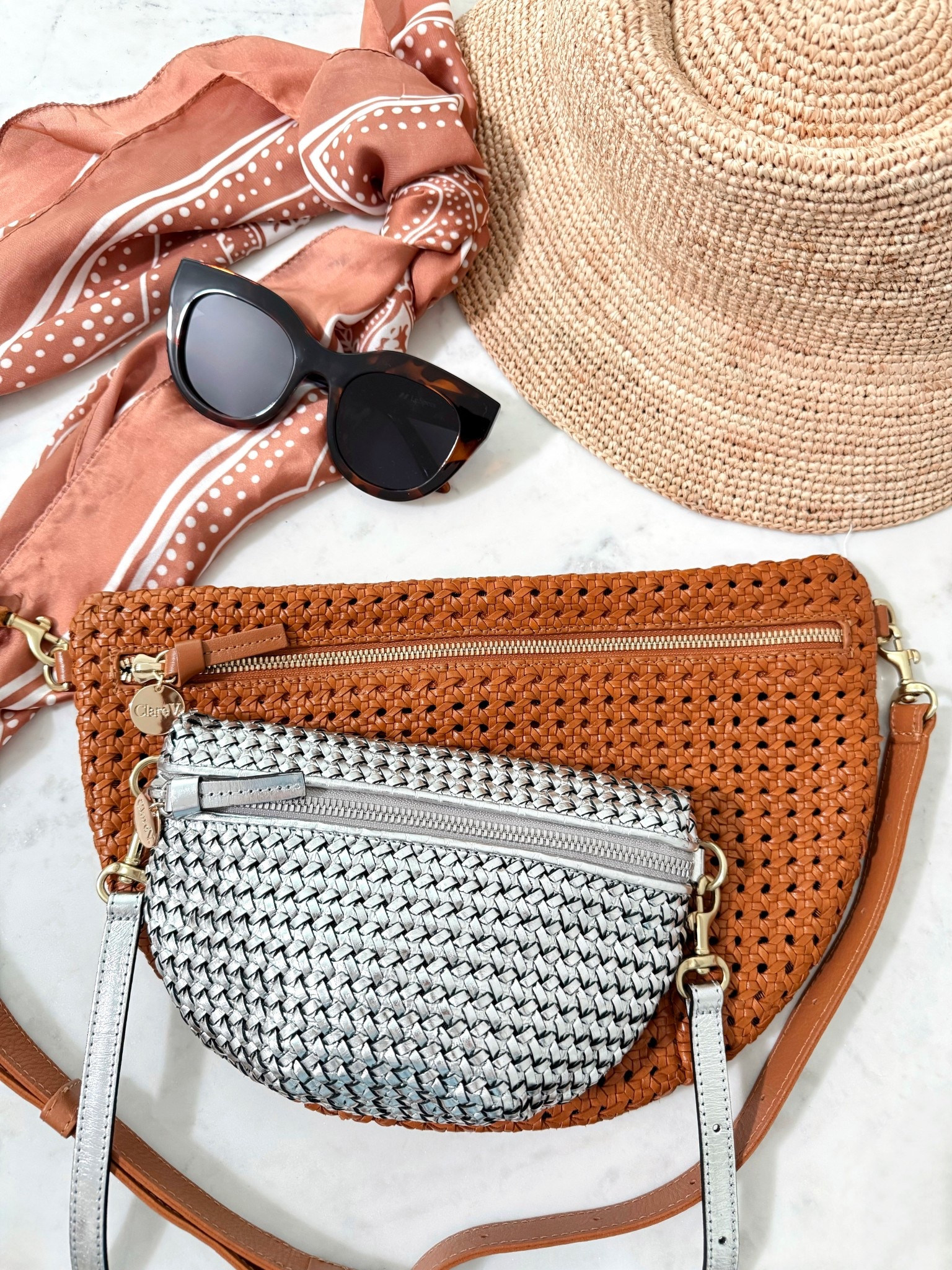 Clare V Petite Grande Fanny now in tan rattan + silver pebbled leather 🤩 

Clare V Handbags, Best seller, spring handbags 

#LTKSwim #LTKPetite #LTKootd