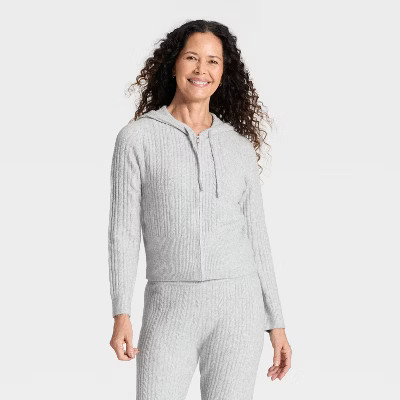 Women's Cozy Zip-Up Hoodie Cardigan - Universal Thread™ | Target