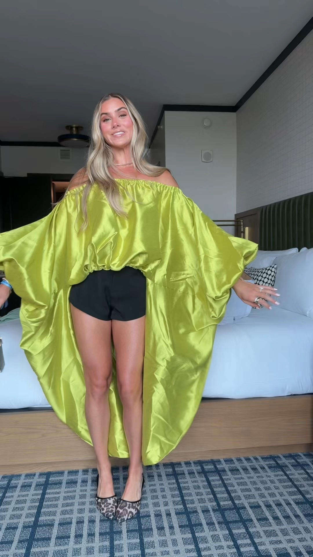 My LTKCON welcome party outfit. My top is so fun it’s @shopakira  size small it’s actually part of a set. I paired it with my favorite @Revolve  micro shorts size XXS. My heels are amazon! My bag is Tory Burch.

#LTKootd #LTKCon #LTKdayinmylife