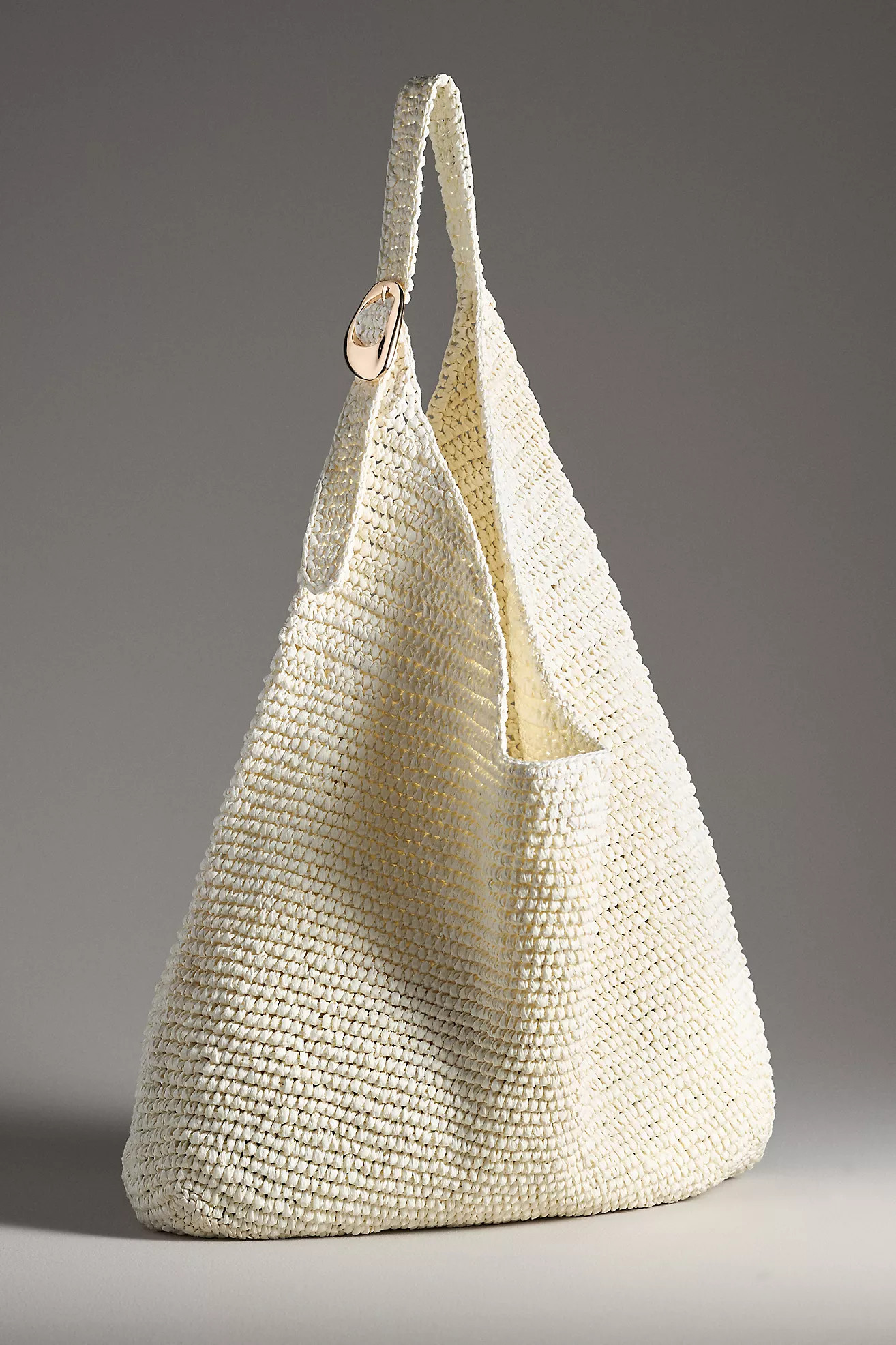 The Love Knot Slouchy Bag: Raffia Buckle Edition | Anthropologie (US)