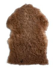 2X3 Tibetan Sheepskin Pelt Rug | TJ Maxx