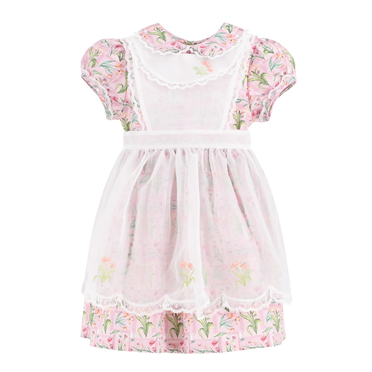 Eleanor Girl Dress - Tulip | Dondolo