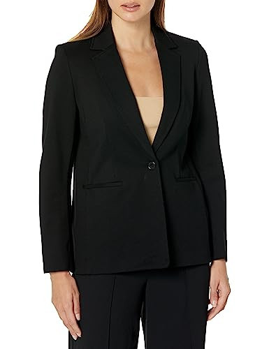 Anne Klein Petite Classic Stretch One Button Blazer | Amazon (US)