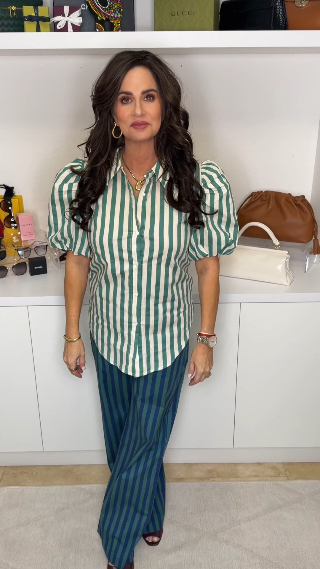 Don’t wait to wear ! I love this look . I am also loving these accessories. Top sm , pants XS , heels TTS 
@Avara 

#LTKootd #LTKOver40 #LTKPetite

#LTKOver40 #LTKPetite #LTKootd