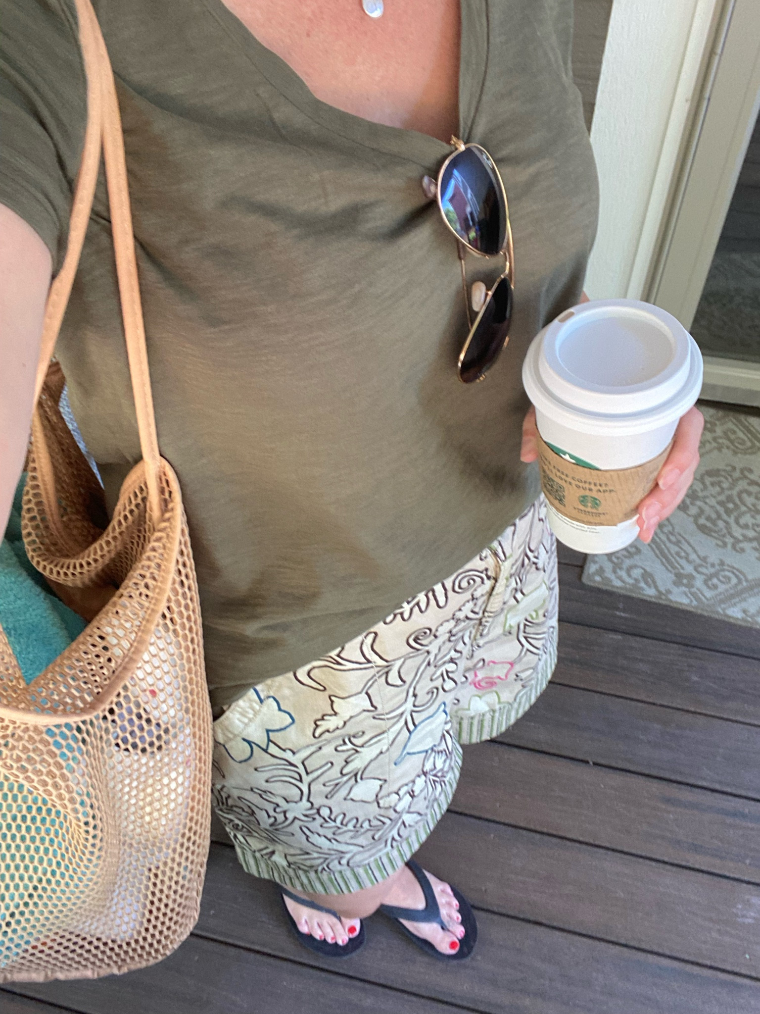 Beach day. Outfit from target (bag from Amazon!) vacation outfit. Travel outfit. Summer style  

#LTKunder50 #LTKFind #LTKswim