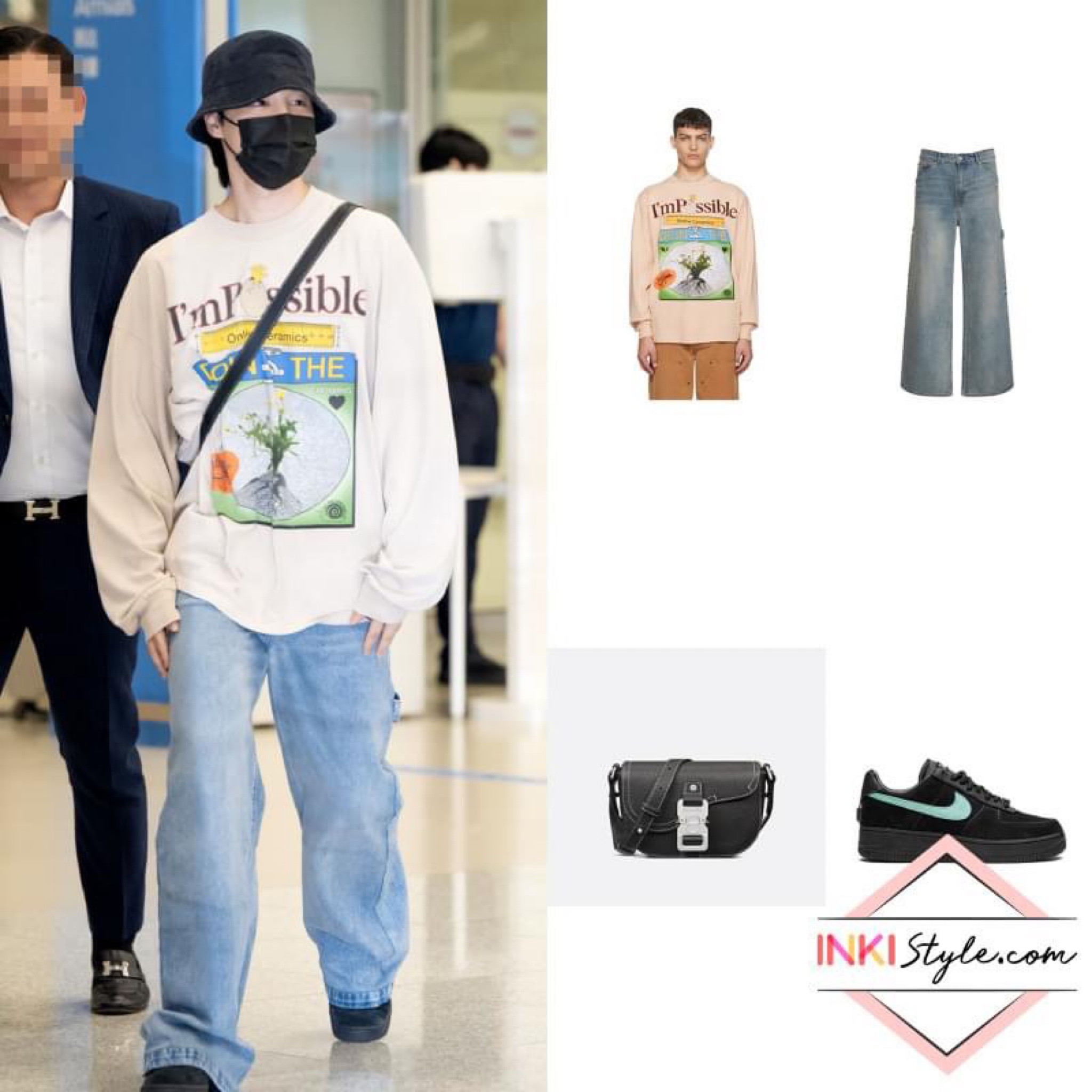 #BTS #Jimin made an appearance at Incheon Airport in a stylish outfit. 
.
.
.
#btsstyle #btsfashion #jiminstyle #jiminfashion #방탄소년단 #방탄소년단패션 #지민 #지민패션 #dior #courreges #onlineceramics #nike #tiffanyandco #inkistyle #inkistyle_bts #inkistyle_jimin #inkistyle_dior #inkistyle_courreges #inkistyle_onlineceramics #inkistyle_nike #inkistyle_tiffanyandco