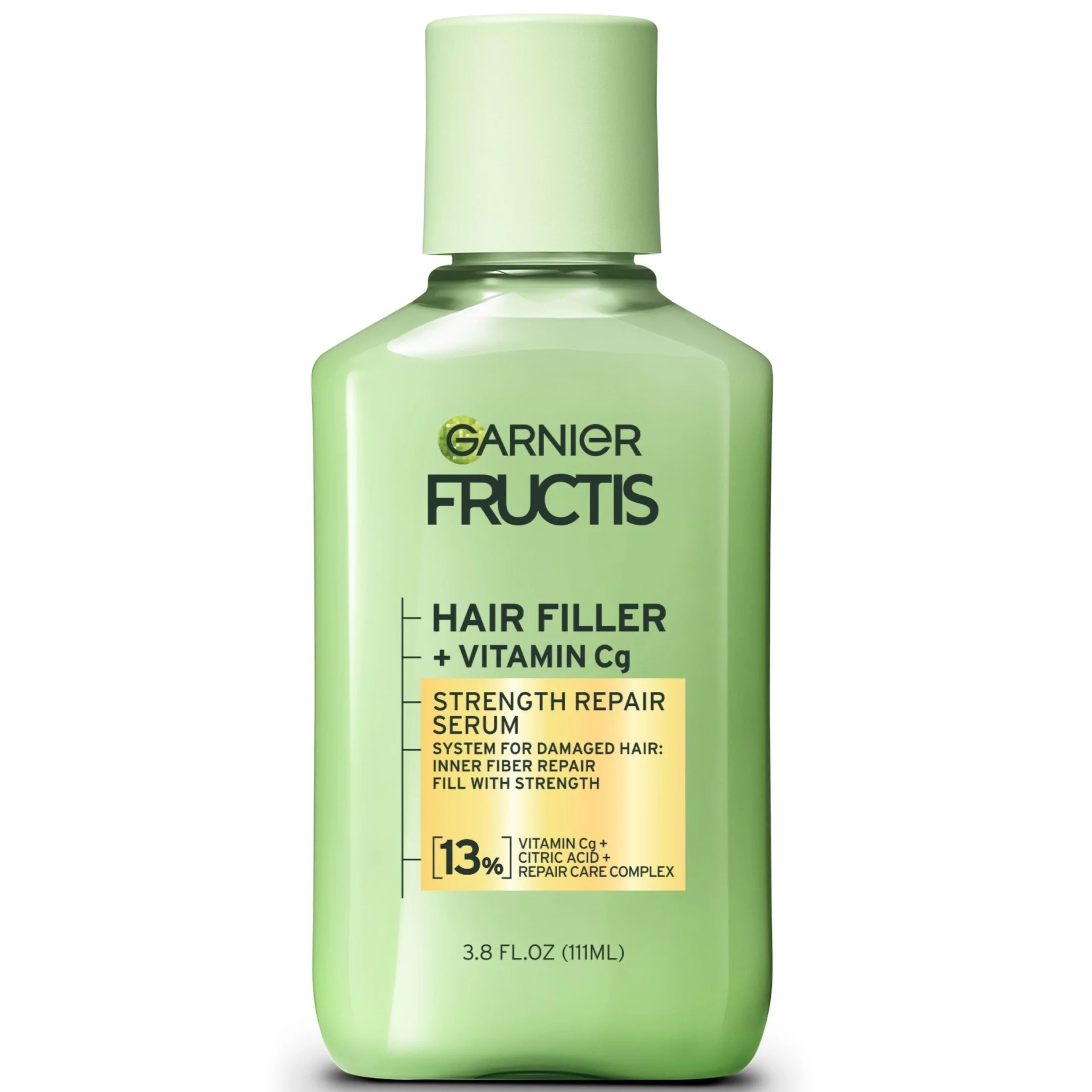 Garnier Fructis Hair Filler Strength Repair Serum for Weak, Damaged Hair, 3.75 fl oz | Walmart (US)