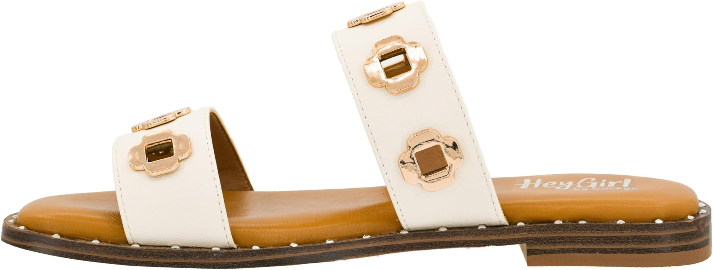 Corkys Footwear Low Tide Double Strap Sandal - Featuring Two Metal-Accented Straps, A Cushioned I... | Amazon (US)