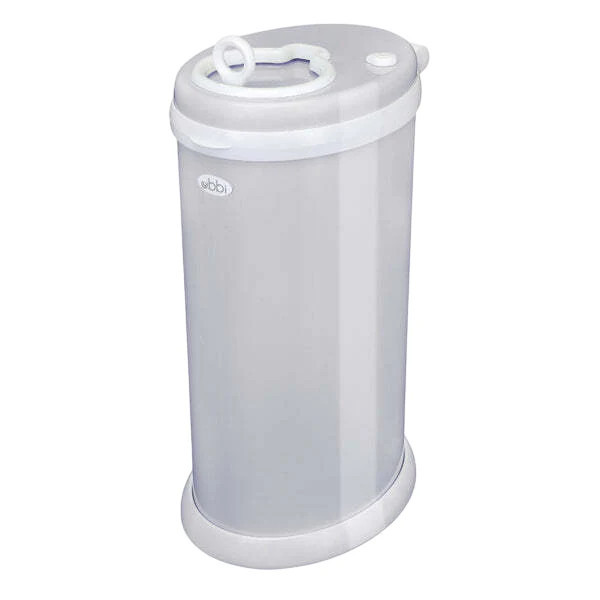 Ubbi Diaper Pail, Matte White | GoodBuy Gear
