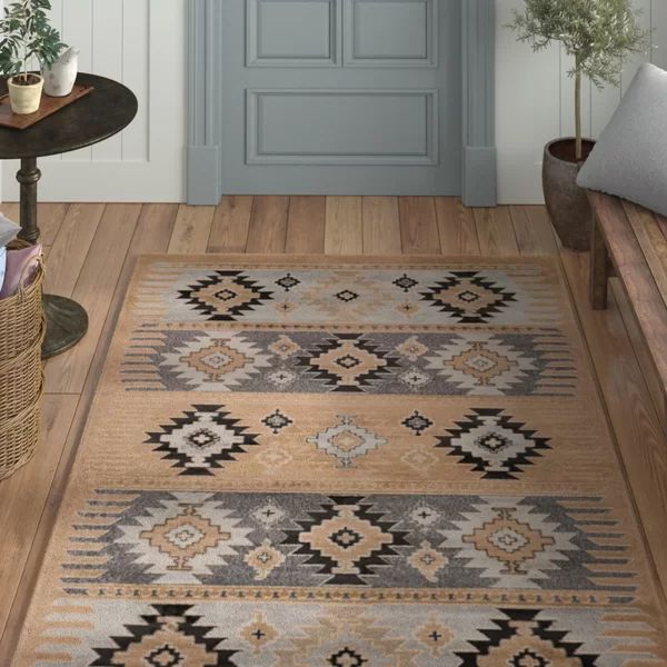 Kulm Gray/Khaki Area Rug | Wayfair North America