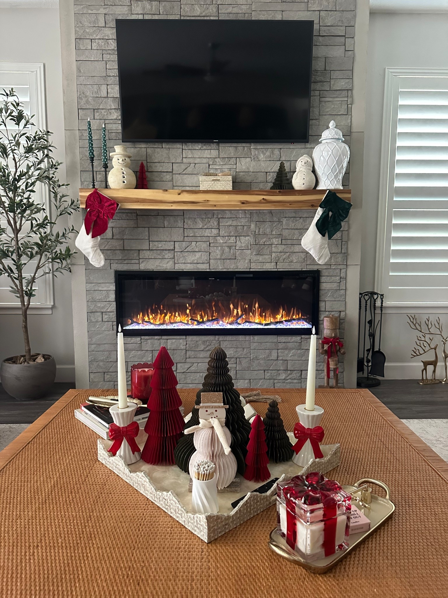 Green and red bow white stocking for the Christmas mantel, Christmas stocking coquette stocking under $20 for 2 linking other items or similar from photo #stocking #christmas #christmasdecor #holidaydecor #mantel #fireplace #snowman #potterybarn #seasonalideas #christmasideas 

#LTKSeasonal #LTKHome #LTKHoliday