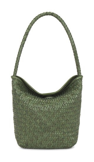 Madewell Handwoven Shoulder Bag in Green. | Revolve Clothing (Global)