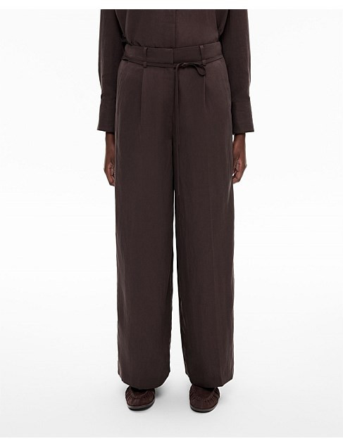 FINE BELT DETAILED PANT | David Jones (Australia & New Zealand)