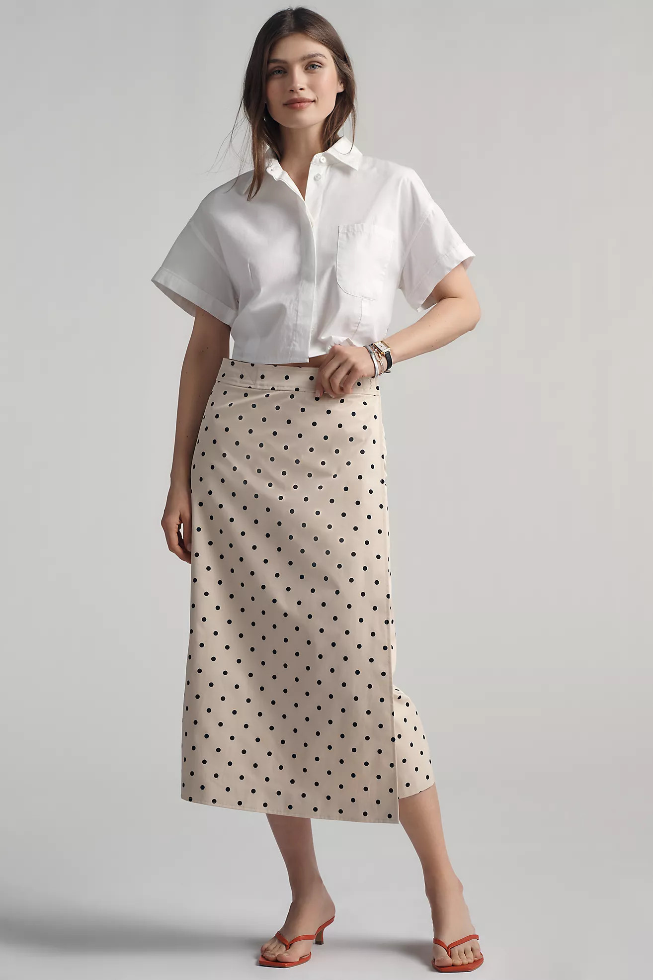 Hosbjerg Bridget Midi Skirt | Anthropologie (US)