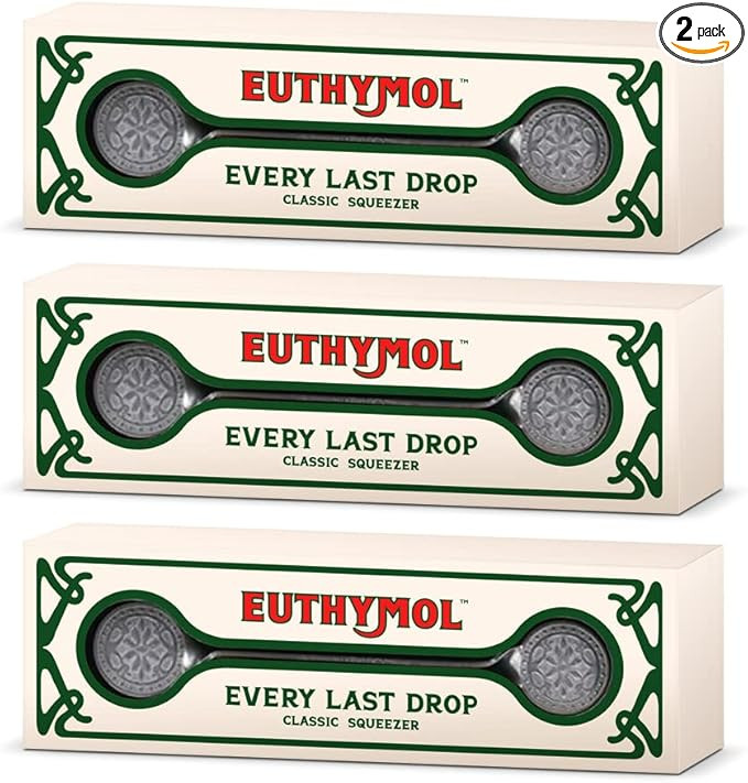 Euthymol Classic Toothpaste Squeezer x 3, Rolling Dispenser Roller Squeezers, Plastic Aluminum Me... | Amazon (UK)