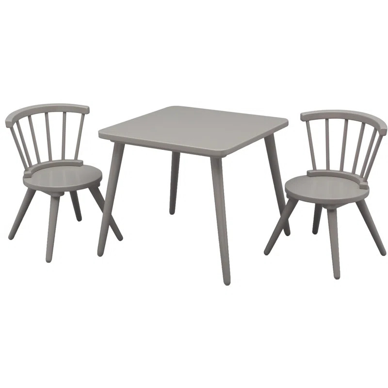 Nicklas Kids 3 Piece Windsor Writing Table and Chair Set | Wayfair Professional