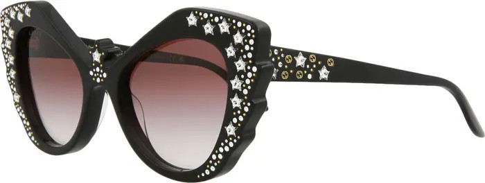 Gucci 52mm Special Edition Rhinestone Cat Eye Sunglasses | Nordstromrack | Nordstrom Rack