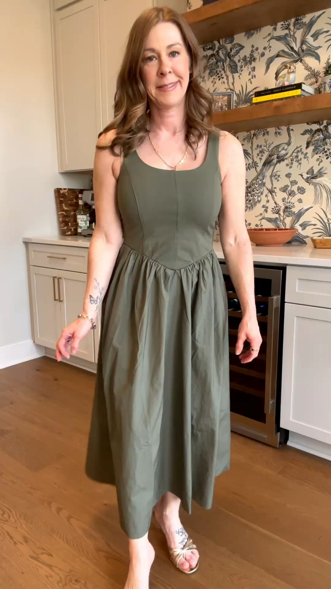 Vacation ready in this dress! Love the sage green color and the fit is so good! 
#loft #loveloft

#LTKPetite #LTKootd #LTKgrwm