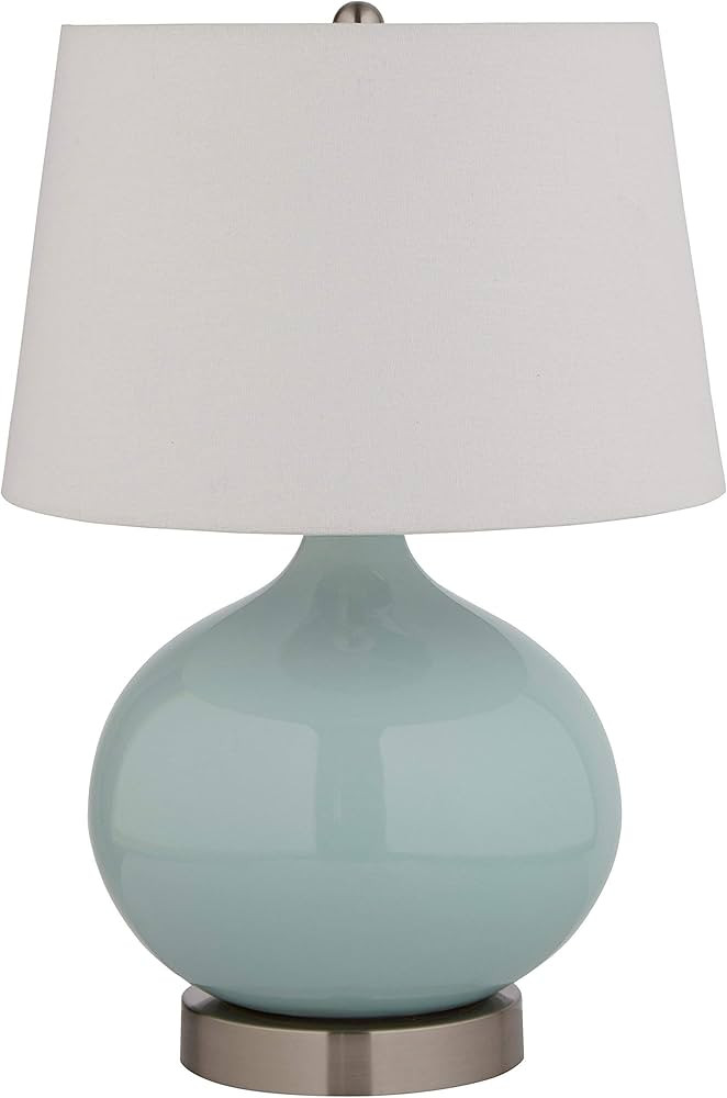 Amazon Brand – Stone & Beam Round Ceramic Table Lamp With Light Bulb and White Shade - 11 x 11 ... | Amazon (US)