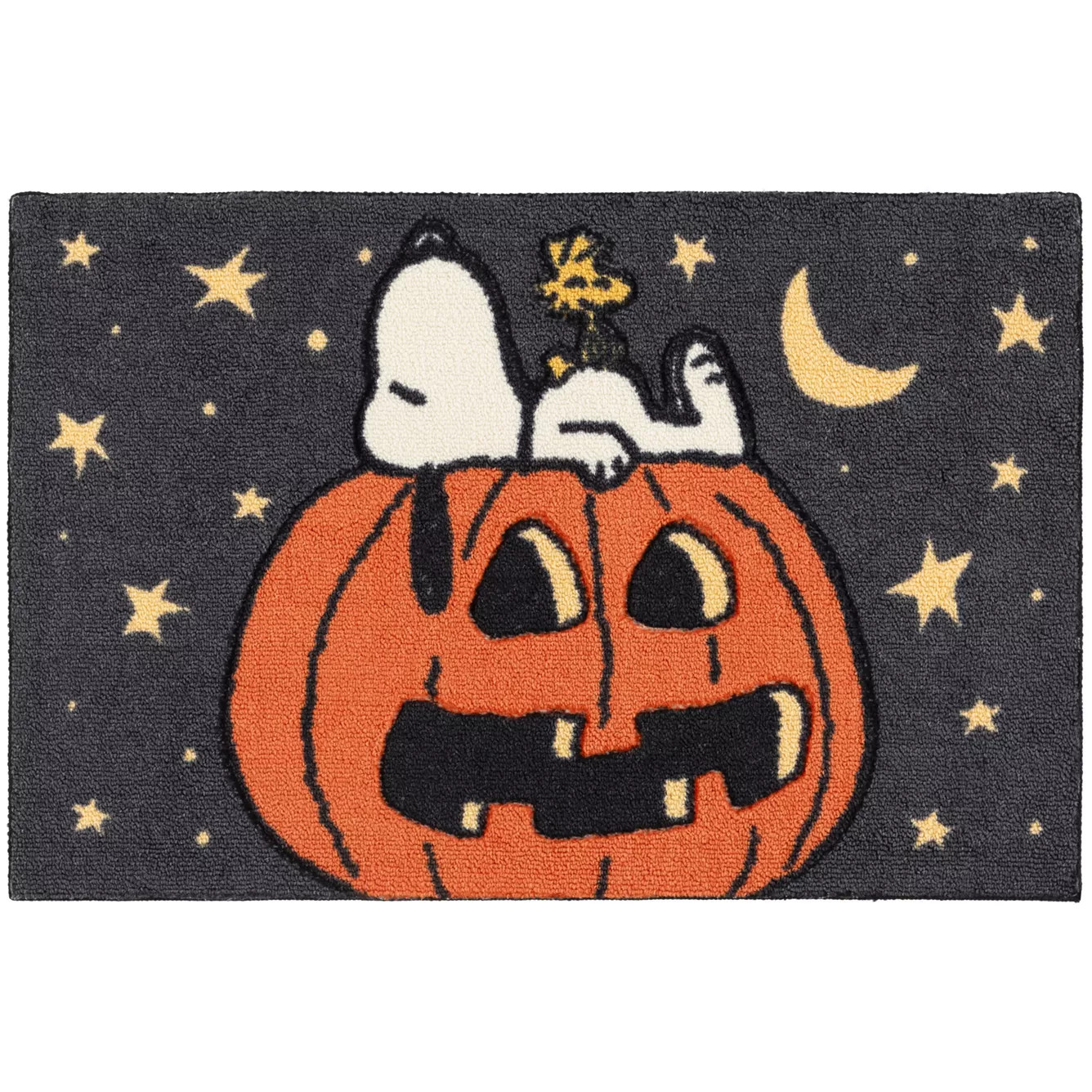 Celebrate Together™ Peanuts Snoopy Jack-O-Lantern Carved Throw Rug | Kohl's