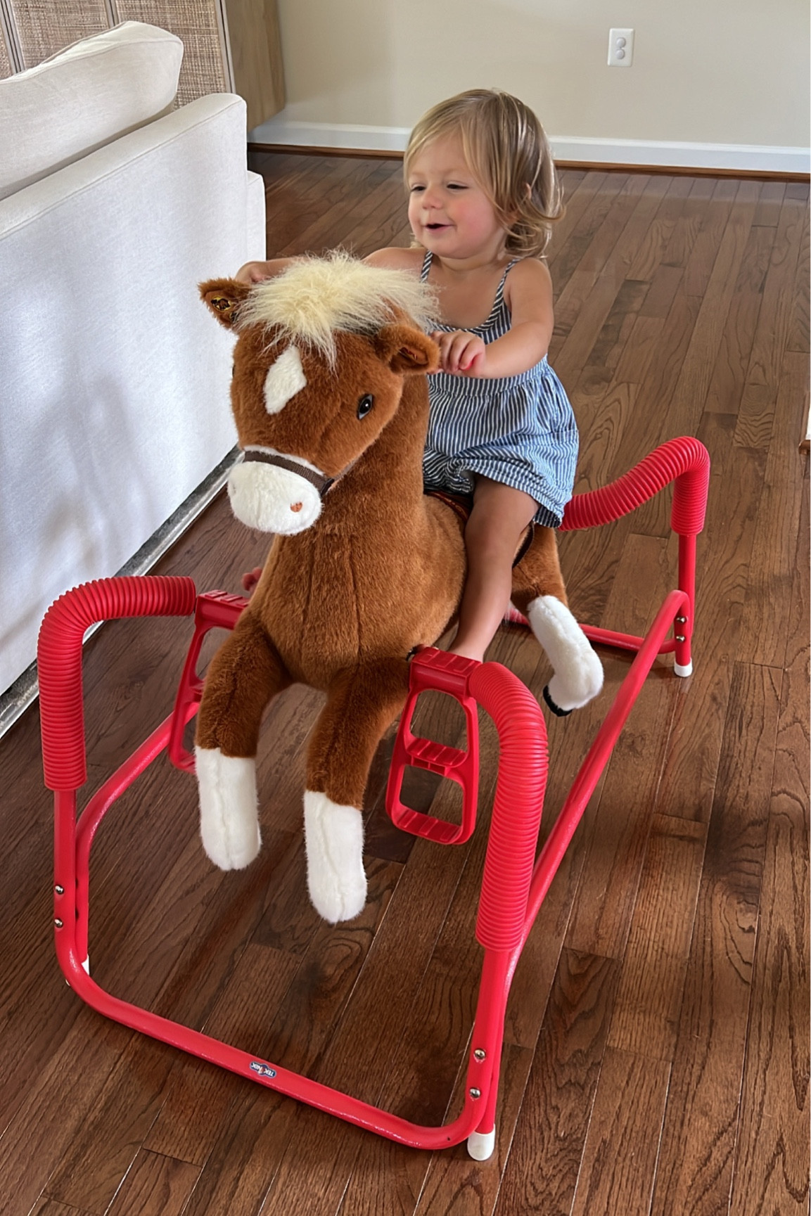 Radio Flyer Blaze Interactive Riding Horse Spring Toy W/ Sounds