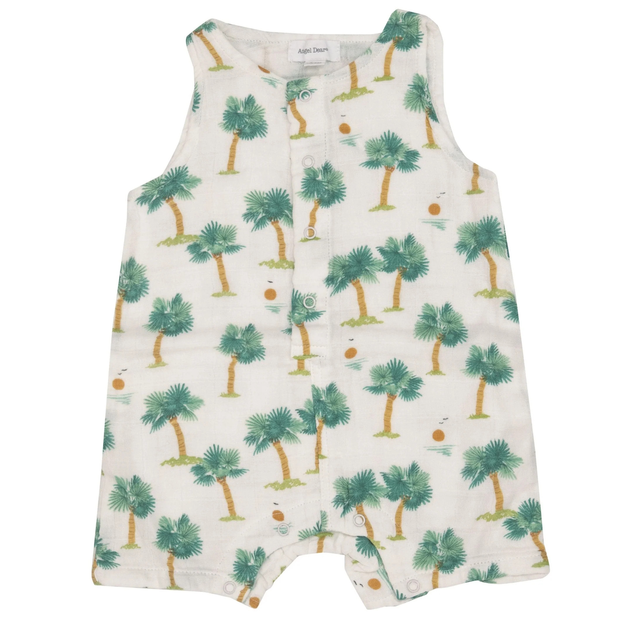 Shortie Romper, Palms | SpearmintLOVE